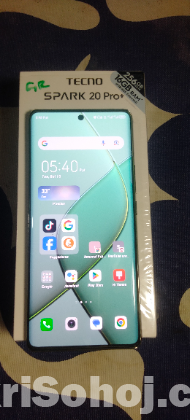 Tecno spark 20pro+   8/256